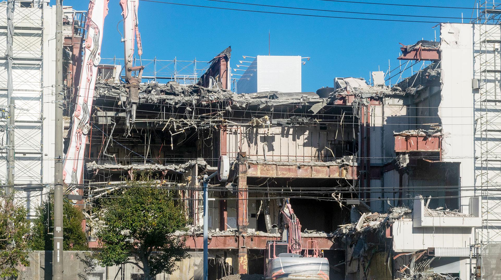 特殊建物の解体撤去